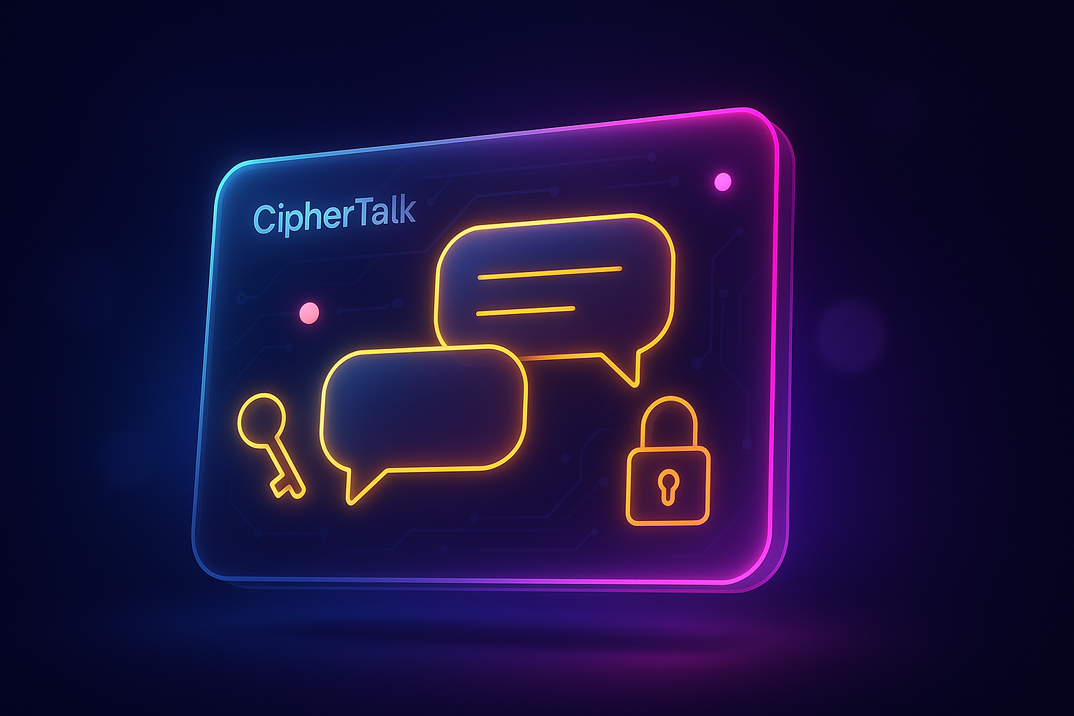CipherTalk - Real-Time Secure Chat Application